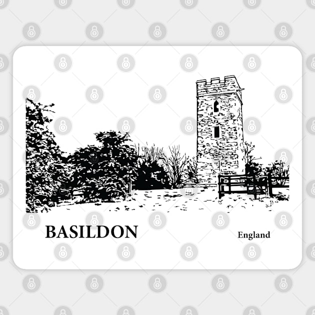 Basildon England Magnet by Lakeric